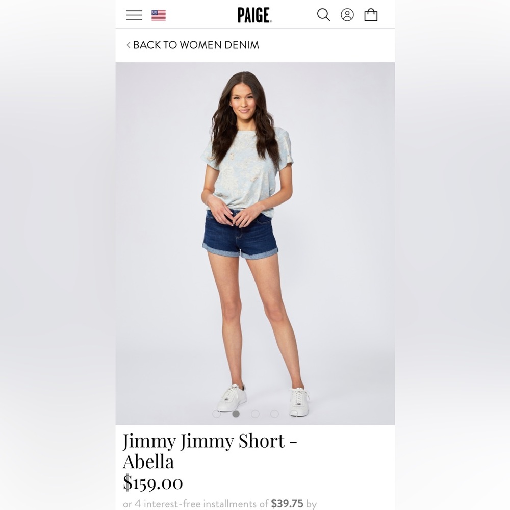 PAIGE Jimmy jimmy jean shorts